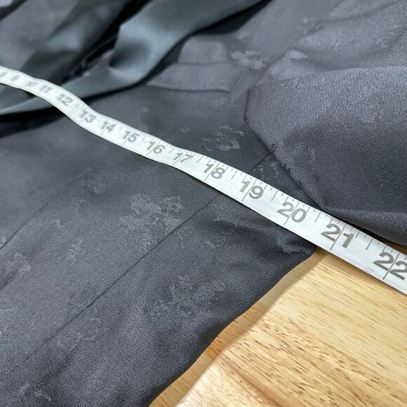 Ted Baker London Jules Flower Print Tux Peak Jacket Black Men's Size 38S NWT - Picture 9 of 10